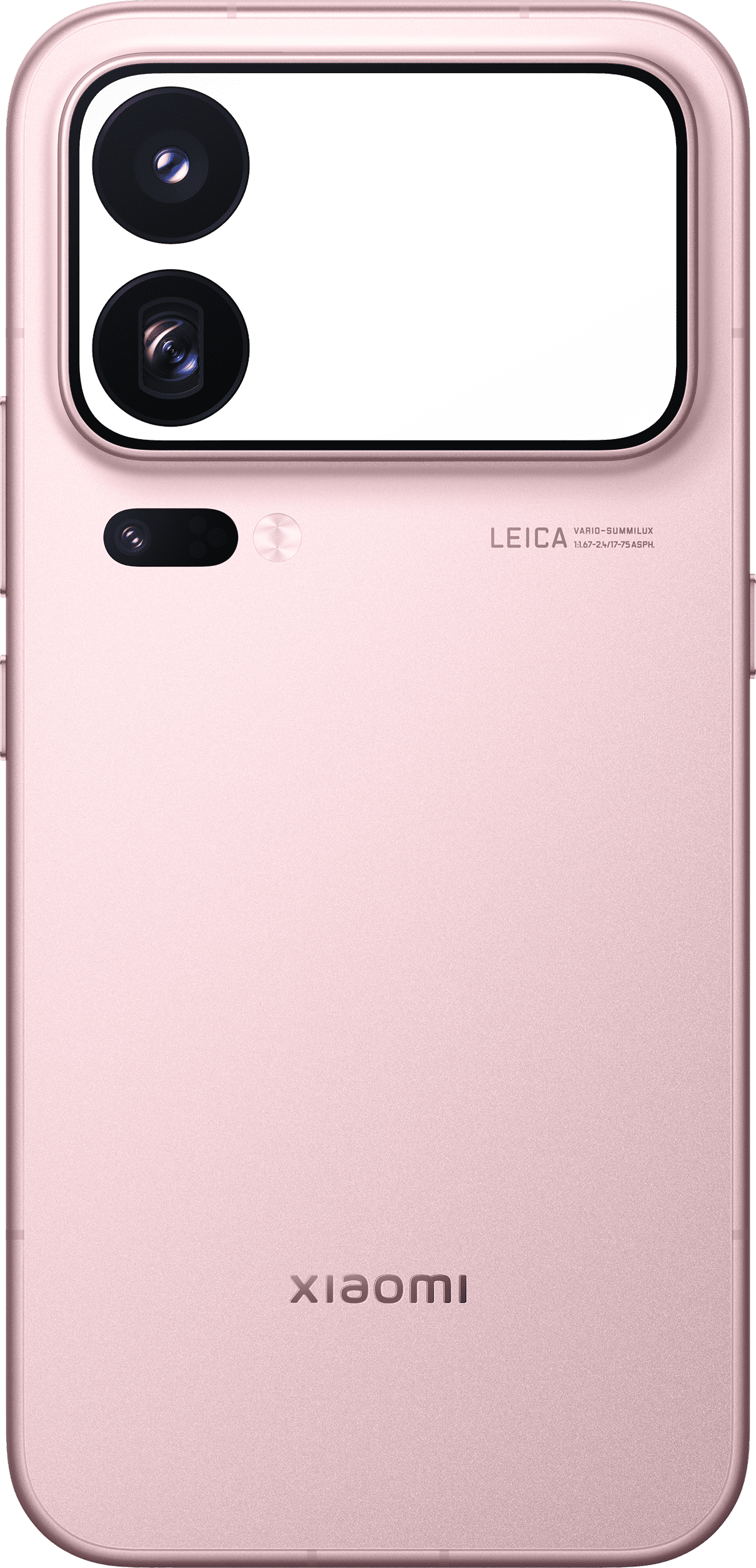 小米18 Pro Max粉色 手机带壳图
