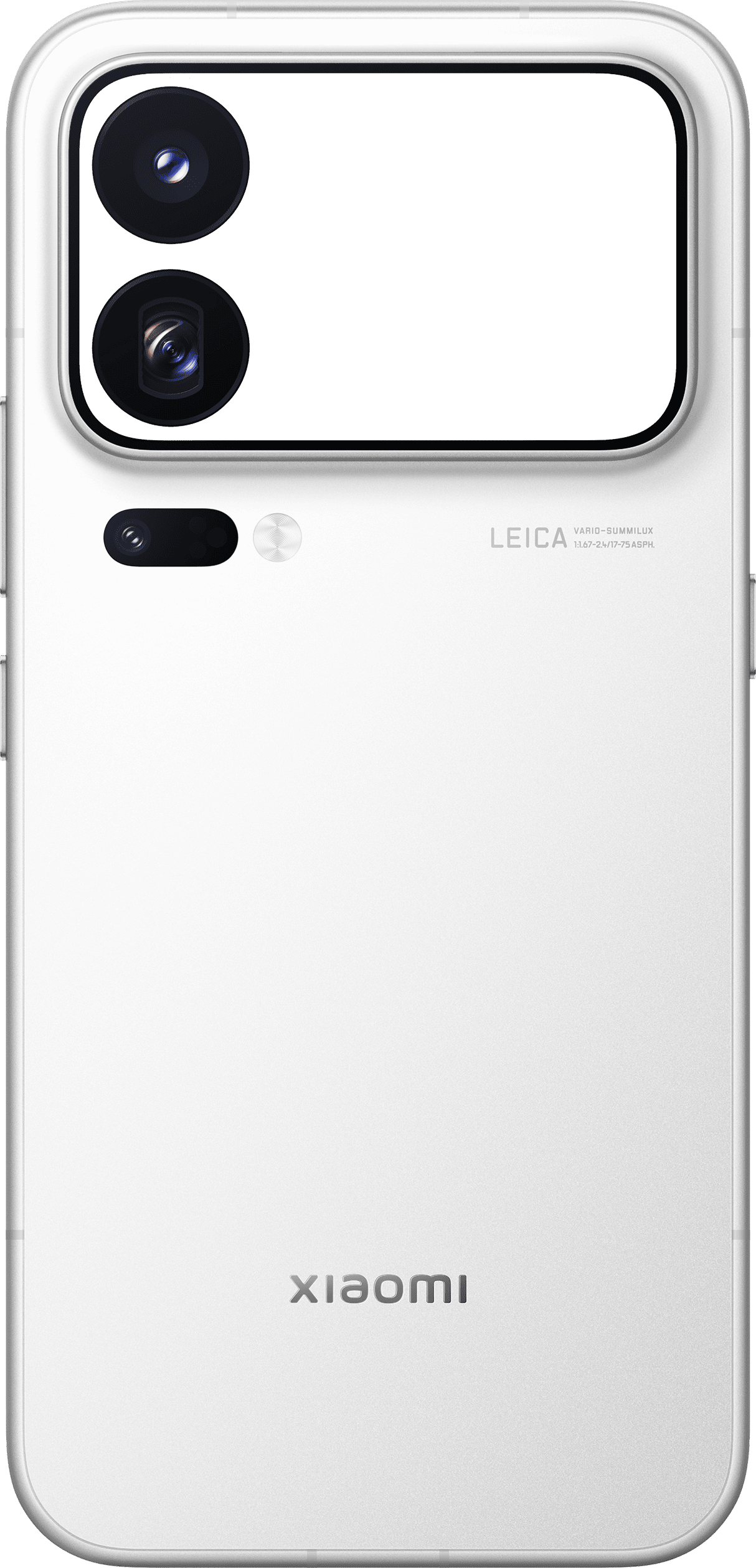 小米18 Pro Max白色 手机带壳图